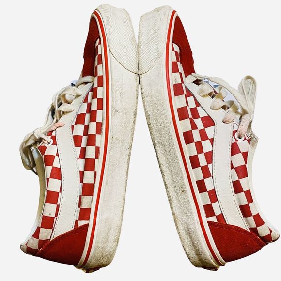 Vans Ultra Cush Racing Red Checkerboard Skate Shoes Unisex Men’s 8/Women’s 9.5 - Picture 6 of 8
